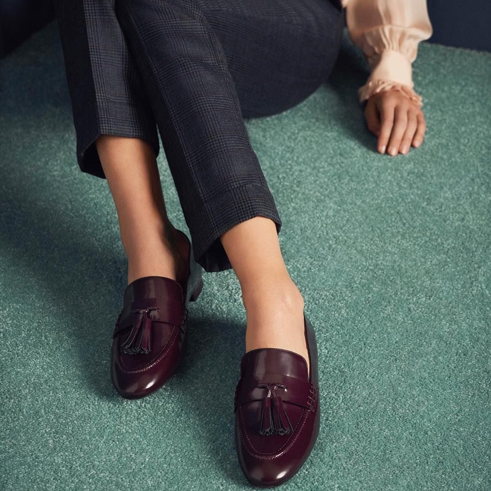 LK BENNETT Rumi leather loafers